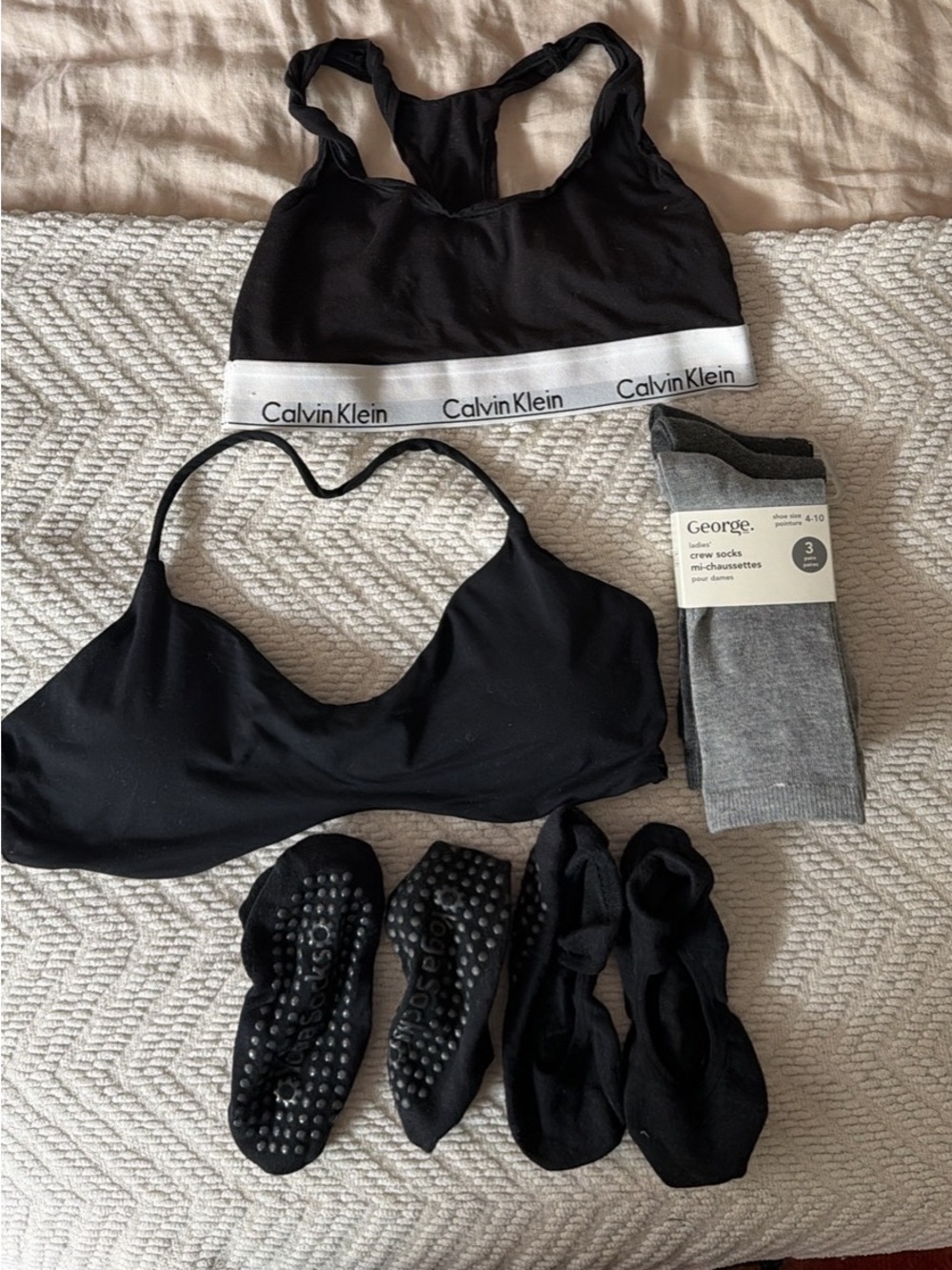 BUNDLE - socks and bralettes - 7pc